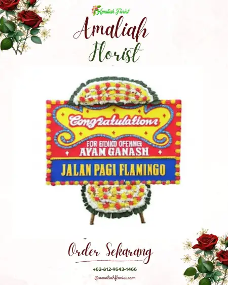 Sewa Papan Bunga Mejono